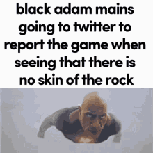 multiversus black adam the rock the rock meme multi sus