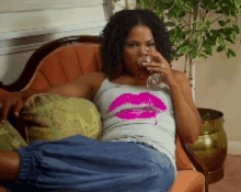 Good Wine GIF - Beauty And The Baller Diandra Lyle Deena Castle GIFs