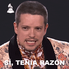 Sí Tenia Razón Latin Grammy GIF - Sí Tenia Razón Latin Grammy Estaba Correcto GIFs