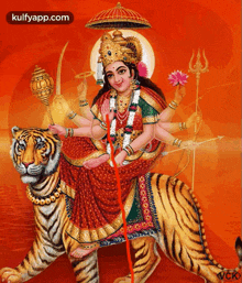 Happy Durga Ashtmi.Gif GIF - Happy Durga Ashtmi Goddessdurga Tamil GIFs