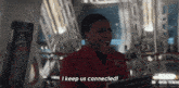 I Keep Us Connected Nyota Uhura GIF - I Keep Us Connected Nyota Uhura Star Trek Strange New Worlds GIFs