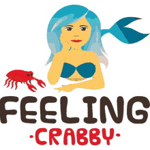 feeling crabby mermaid life joypixels feeling irritable easily annoyed