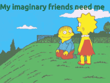 Friends Need Im Out GIF - Friends Need Im Out Lisa Simpson GIFs