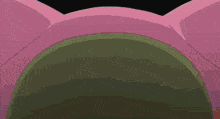 a close up of a cartoon character 's eyes with an angry look on their face