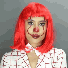 Sexy It Pennywise Make Up GIF