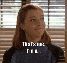 a woman says that 's me i 'm a ..