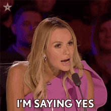 Im Saying Yes Amanda Holden GIF - Im Saying Yes Amanda Holden Bgt GIFs