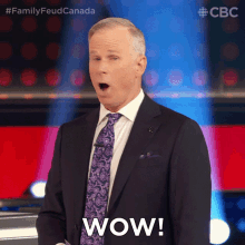 Wow Gerry Dee GIF - Wow Gerry Dee Family Feud Canada GIFs