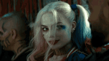Wink Harley Quinn GIF - Wink Harley Quinn Margot Robbie GIFs