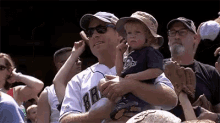 Baby With Dad GIF - Fox Sports Fathers Day Dad4mvp GIFs