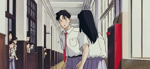 Anime Love GIF - Anime Love Fight - Discover & Share GIFs