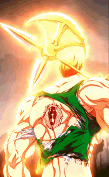 escanor sacred axe rhitto seven deadly sins anime