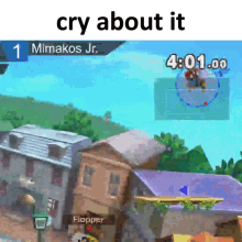 Smash Bros Ultimate Cry About It GIF - Smash Bros Ultimate Cry About It Cry About It Meme GIFs