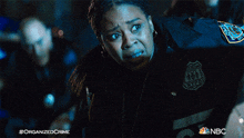 a nbc ad for organized crime features a woman