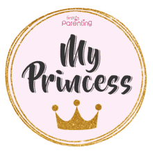 filha princesa minha my princess crown glitter sparkle
