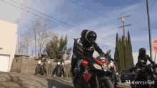 Riders Parade GIF - Riders Parade Motorcyclist Bikes Display GIFs