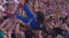 Crowd Surfing Judah And The Lion GIF - Crowd Surfing Judah And The Lion Lollapalooza GIFs