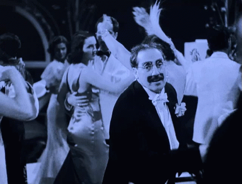 Groucho Marx GIF - Groucho Marx Dancing - Discover & Share GIFs