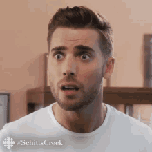 terrified ted mullens ted dustin milligan schitts creek
