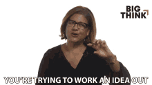 Youre Trying To Work An Idea Out Elizabeth Alexander GIF - Youre Trying To Work An Idea Out Elizabeth Alexander Big Think GIFs