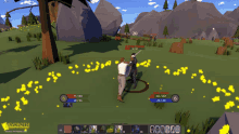 a video game called devoroth is being played on a computer