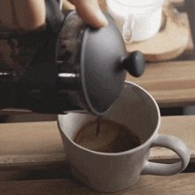 Pouring Coffee Two Plaid Aprons GIF - Pouring Coffee Two Plaid Aprons Time For A Coffee GIFs