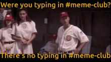 Were You Typing In Meme Club Typing GIF - Were You Typing In Meme Club Meme Club Typing GIFs