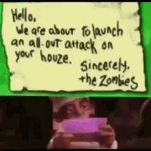 Plants Vs Zombies Attack On House Read Fast The Zombies GIF - Plants Vs Zombies Attack On House Read Fast The Zombies GIFs