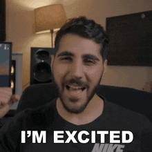 I'M Excited Rudy Ayoub GIF - I'M Excited Rudy Ayoub I Really Can'T Wait For It GIFs