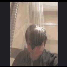 Chris In The Shower Shower GIF