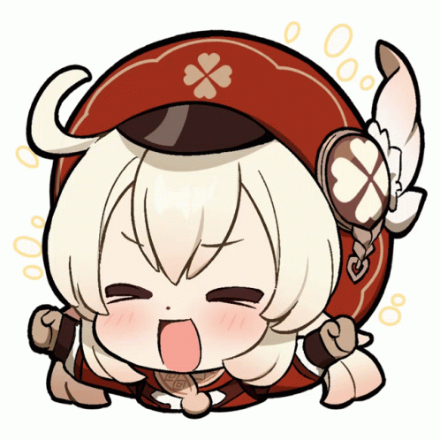 Genshin Impact Emote Sticker Genshin Impact Emote Klee Descubrir Y