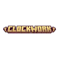 a logo for a game called clockwork with a white background