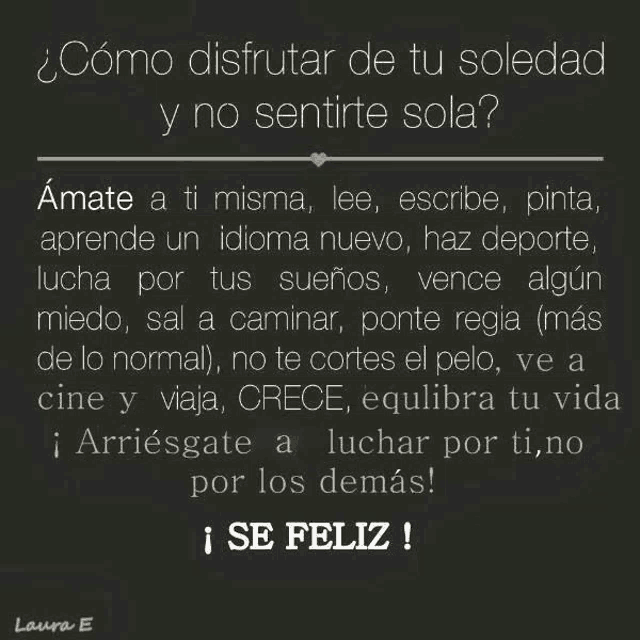 soledad feliz