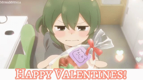 Anime valentines day card tag anime pictures on animeshercom