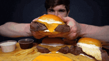 Magic Mikey Filet Mignon Burger GIF - Magic Mikey Filet Mignon Burger Burger GIFs