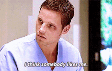 Greys Anatomy Alex Karev GIF - Greys Anatomy Alex Karev I Think Somebody Likes Me GIFs