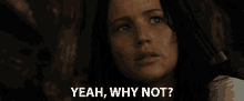 Yeah Why Not Jennifer Lawrence GIF - Yeah Why Not Jennifer Lawrence Katniss Everdeen GIFs