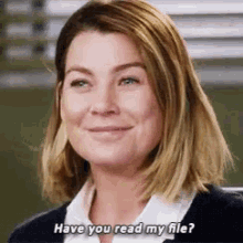 Greys Anatomy Meredith Grey GIF - Greys Anatomy Meredith Grey Read GIFs