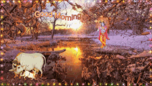 Jai Sh Krishna Raining GIF - Jai Sh Krishna Raining Good Morning GIFs