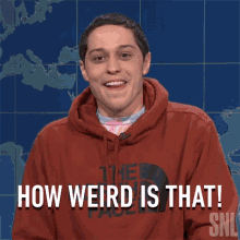 How Weird Is That Saturday Night Live GIF - How Weird Is That Saturday Night Live Snl Weekend Update GIFs