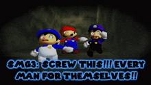Smg4 Smg3 GIF - Smg4 Smg3 Screw This Every Man For Themselves GIFs