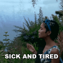 Sick And Tired Jhené Aiko GIF - Sick And Tired Jhené Aiko None Of Your Concern Song GIFs