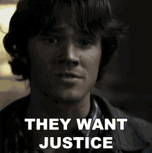 They Want Justice Sam Winchester GIF