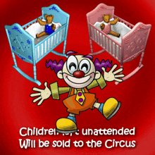Children Left Unattended Sold To The Circus GIF - Children Left Unattended Sold To The Circus Clown GIFs