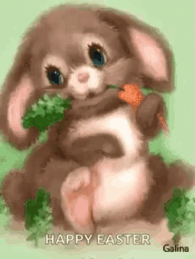 Bunny Happy Easter GIF - Bunny Happy Easter Easter Sunday GIFs