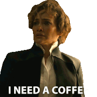 I Need A Coffee Jennifer Lopez Sticker