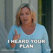 I Heard Your Plan Chrisley Knows Best GIF - I Heard Your Plan Chrisley Knows Best I Heard What You Planned GIFs
