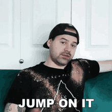 Jump On It Jared Dines GIF - Jump On It Jared Dines Lets Do This GIFs