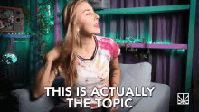 This Is Actually The Topic Todays Topic GIF - This Is Actually The Topic Todays Topic Theme GIFs