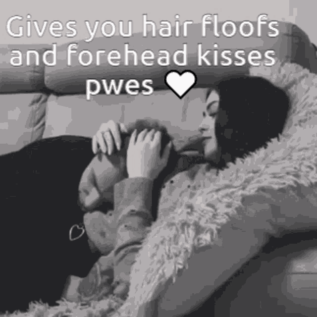 forehead kisses gif